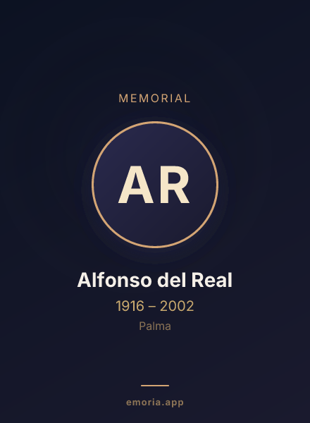 Memorial portrait of Alfonso del Real