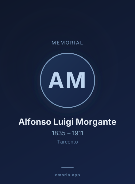 Memorial portrait of Alfonso Luigi Morgante