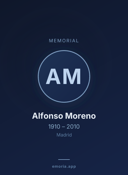 Memorial portrait of Alfonso Moreno