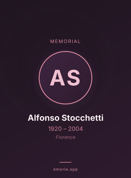 Memorial portrait of Alfonso Stocchetti