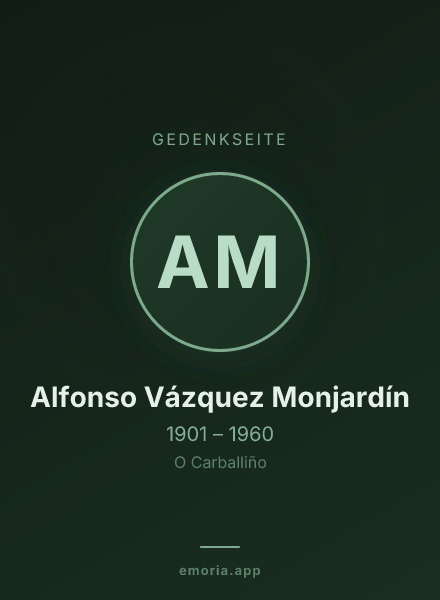 Gedenkportrait von Alfonso Vázquez Monjardín