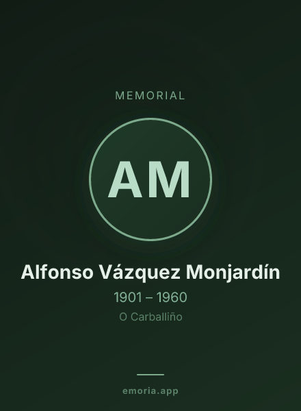 Memorial portrait of Alfonso Vázquez Monjardín