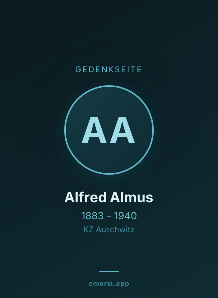 Gedenkportrait von Alfred Almus