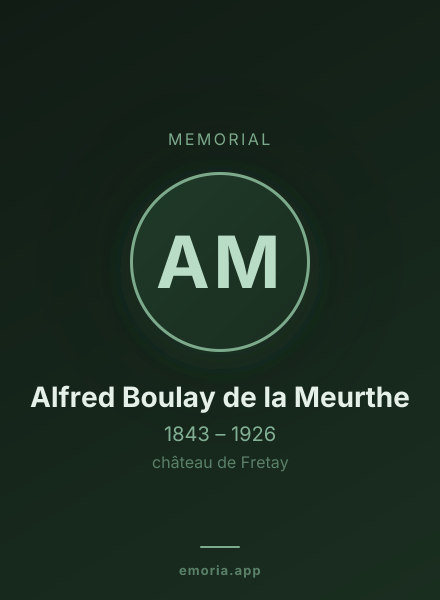 Memorial portrait of Alfred Boulay de la Meurthe