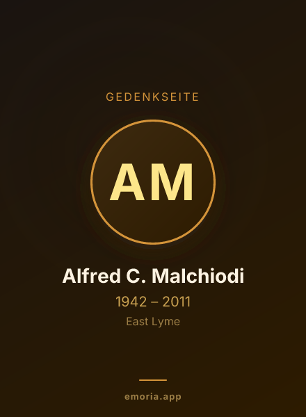 Gedenkportrait von Alfred C. Malchiodi