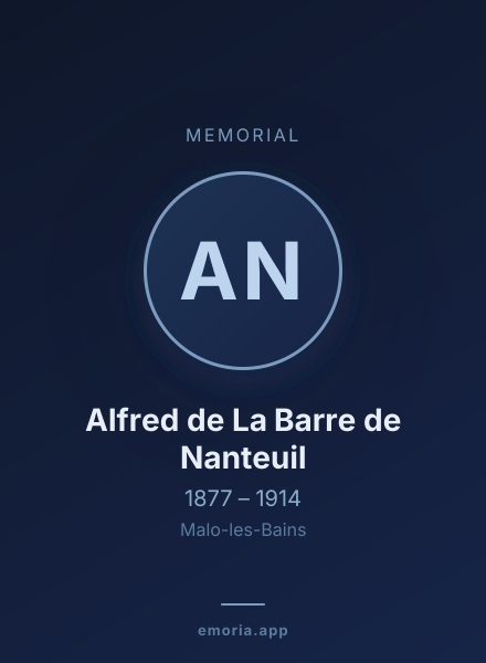 Memorial portrait of Alfred de La Barre de Nanteuil