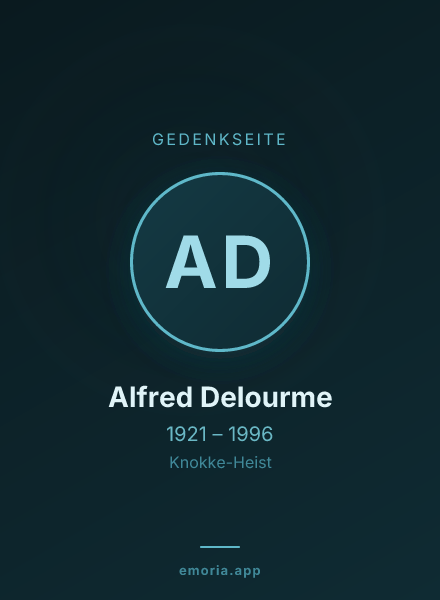 Gedenkportrait von Alfred Delourme