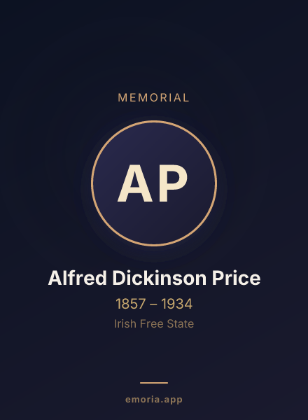 Memorial portrait of Alfred Dickinson Price