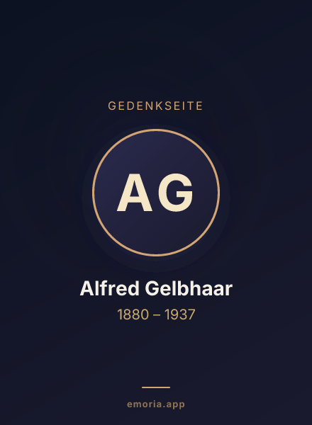 Gedenkportrait von Alfred Gelbhaar