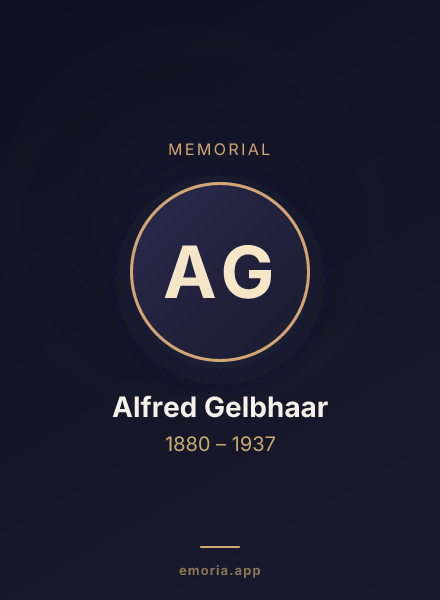 Memorial portrait of Alfred Gelbhaar