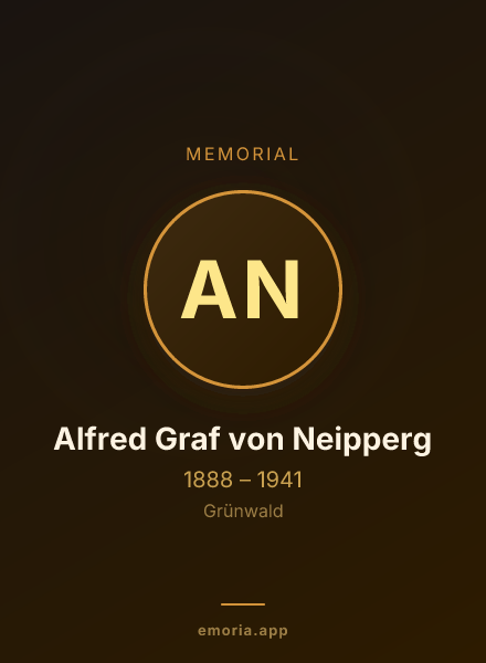 Memorial portrait of Alfred Graf von Neipperg