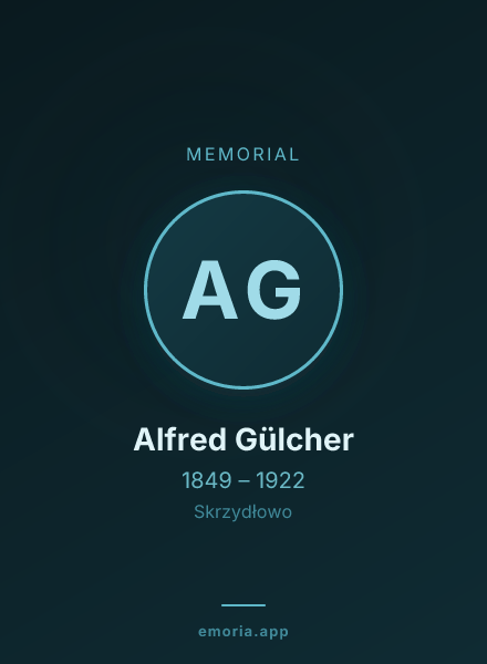 Memorial portrait of Alfred Gülcher