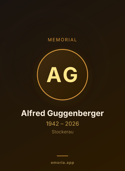 Memorial portrait of Alfred Guggenberger