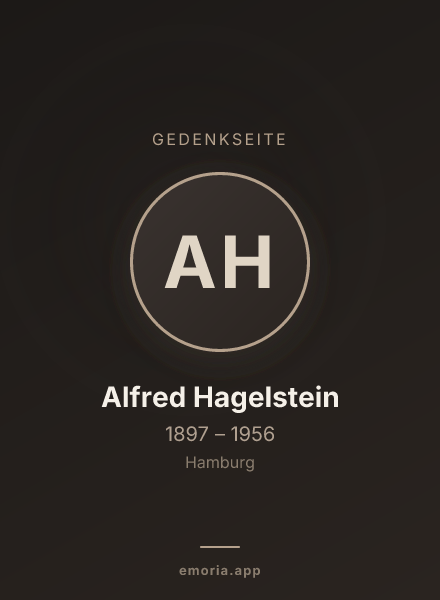 Gedenkportrait von Alfred Hagelstein