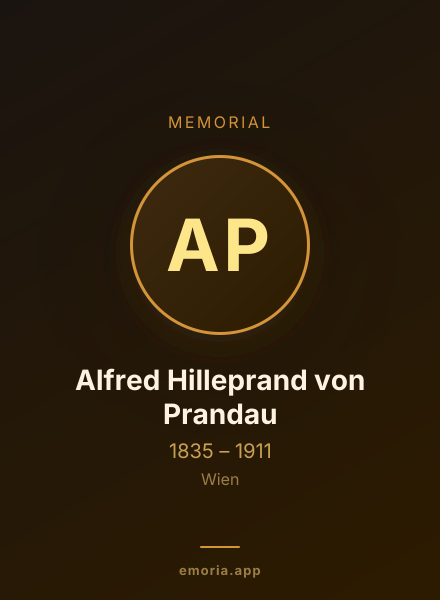Memorial portrait of Alfred Hilleprand von Prandau