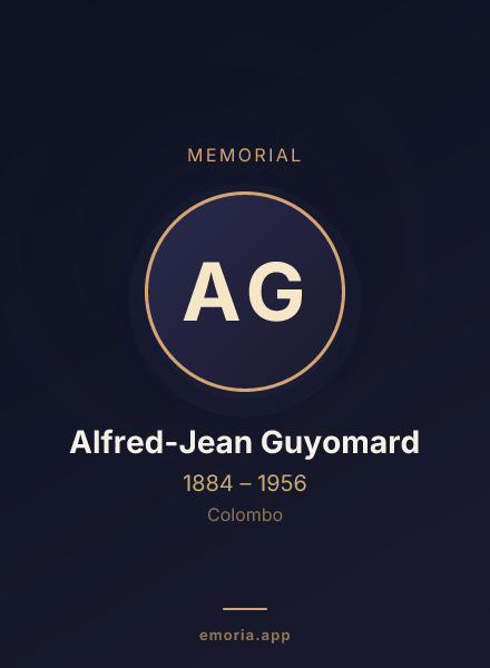 Memorial portrait of Alfred-Jean Guyomard