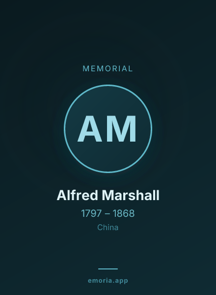 Memorial portrait of Alfred Marshall