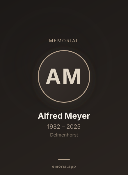Memorial portrait of Alfred Meyer
