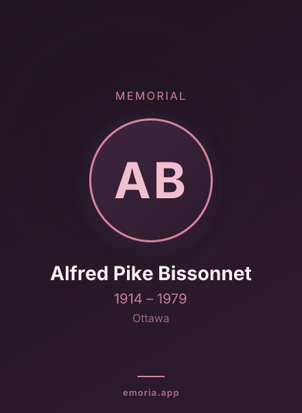 Memorial portrait of Alfred Pike Bissonnet