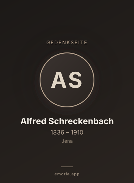 Gedenkportrait von Alfred Schreckenbach