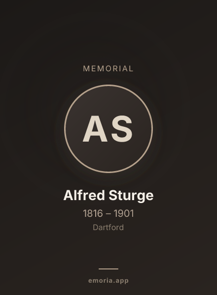Memorial portrait of Alfred Sturge