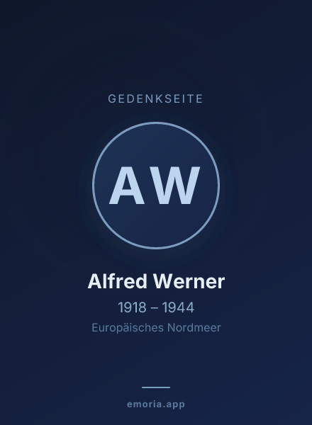 Gedenkportrait von Alfred Werner