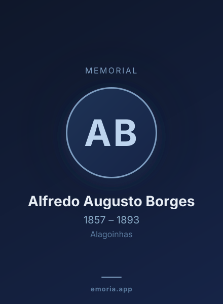 Memorial portrait of Alfredo Augusto Borges