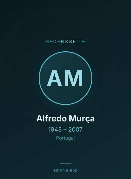 Gedenkportrait von Alfredo Murça