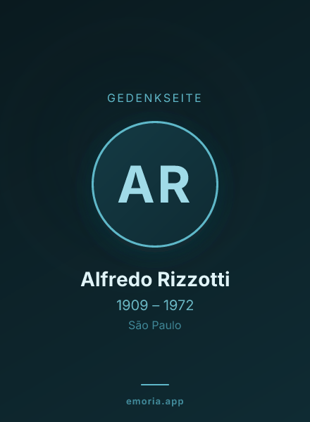 Gedenkportrait von Alfredo Rizzotti