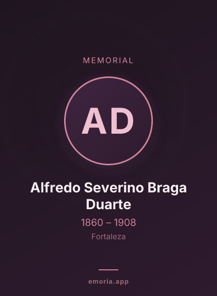 Memorial portrait of Alfredo Severino Braga Duarte