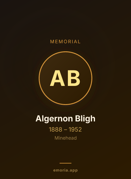 Memorial portrait of Algernon Bligh