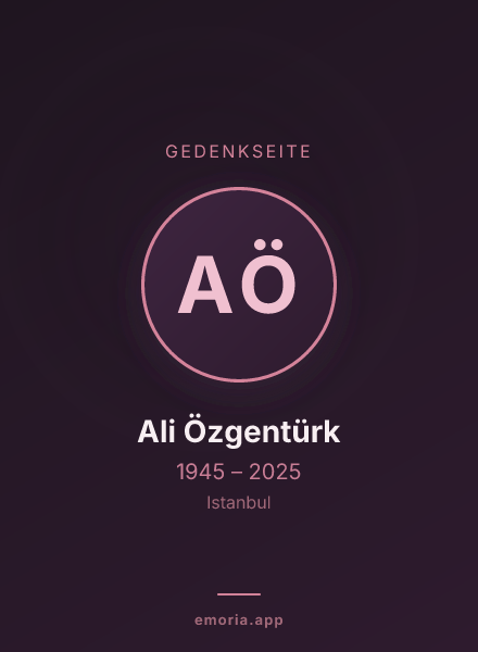 Gedenkportrait von Ali Özgentürk