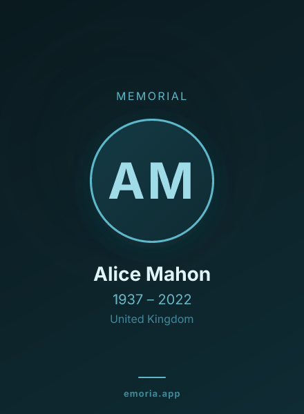 Memorial portrait of Alice Mahon
