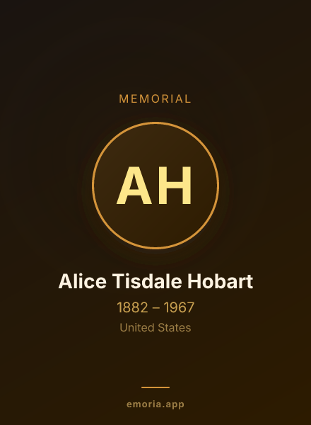 Memorial portrait of Alice Tisdale Hobart