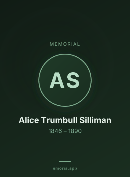 Memorial portrait of Alice Trumbull Silliman