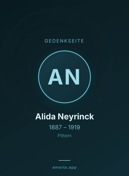 Gedenkportrait von Alida Neyrinck