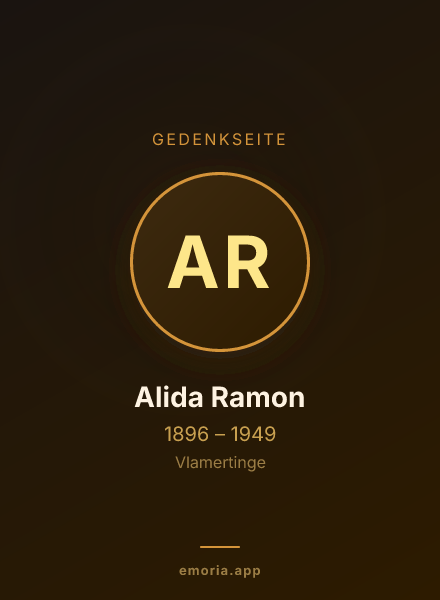 Gedenkportrait von Alida Ramon