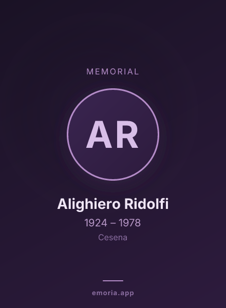 Memorial portrait of Alighiero Ridolfi