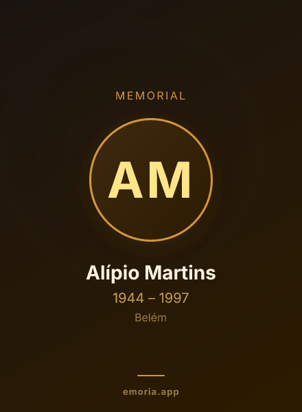 Memorial portrait of Alípio Martins