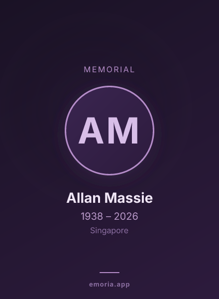 Memorial portrait of Allan Massie