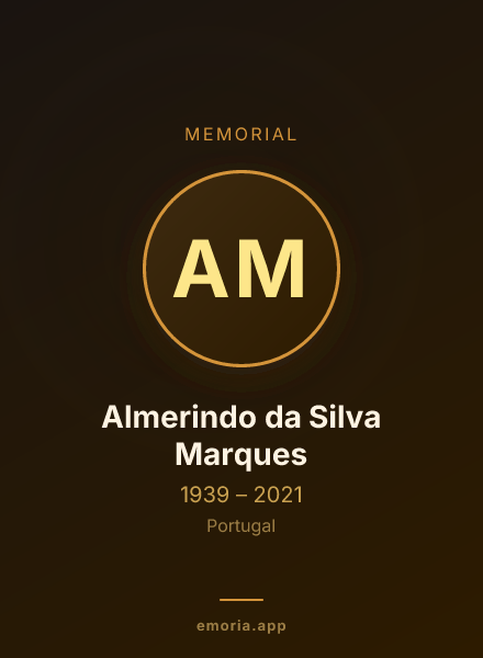 Memorial portrait of Almerindo da Silva Marques