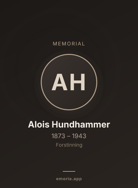 Memorial portrait of Alois Hundhammer