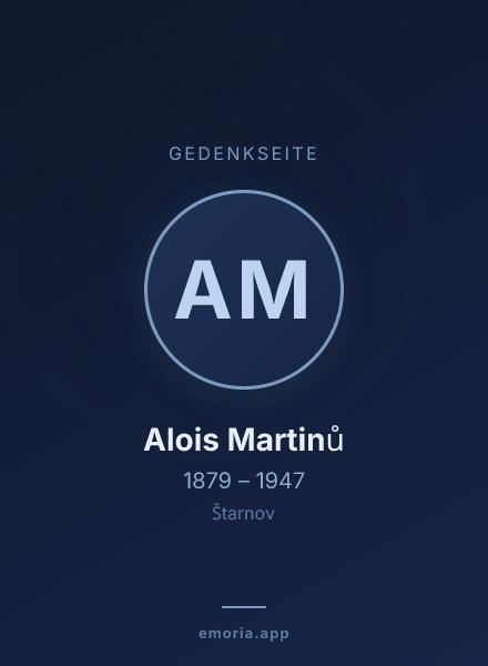Gedenkportrait von Alois Martinů