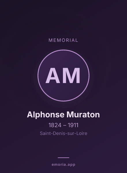 Memorial portrait of Alphonse Muraton