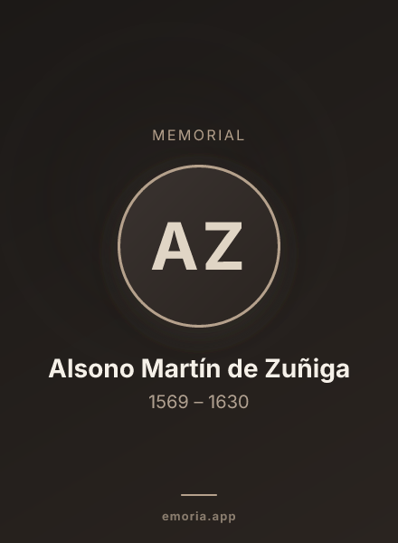 Memorial portrait of Alsono Martín de Zuñiga
