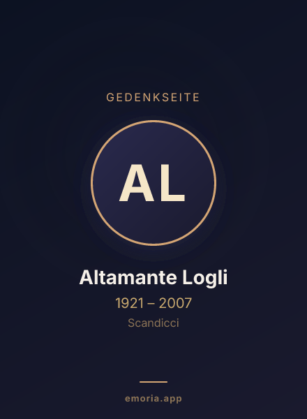 Gedenkportrait von Altamante Logli