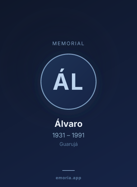 Memorial portrait of Álvaro