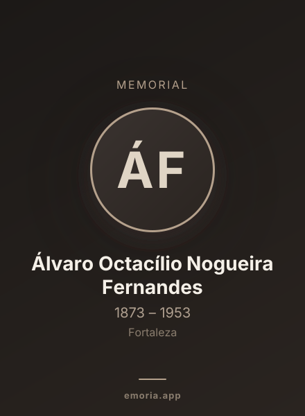 Memorial portrait of Álvaro Octacílio Nogueira Fernandes