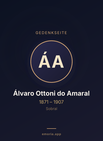 Gedenkportrait von Álvaro Ottoni do Amaral