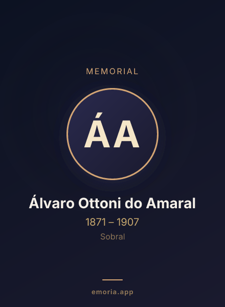 Memorial portrait of Álvaro Ottoni do Amaral